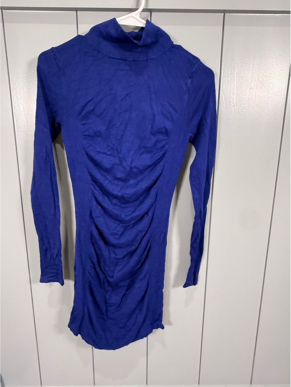 Express Women's Long Sleeve royal Blue Bodycon Fall Dress XS